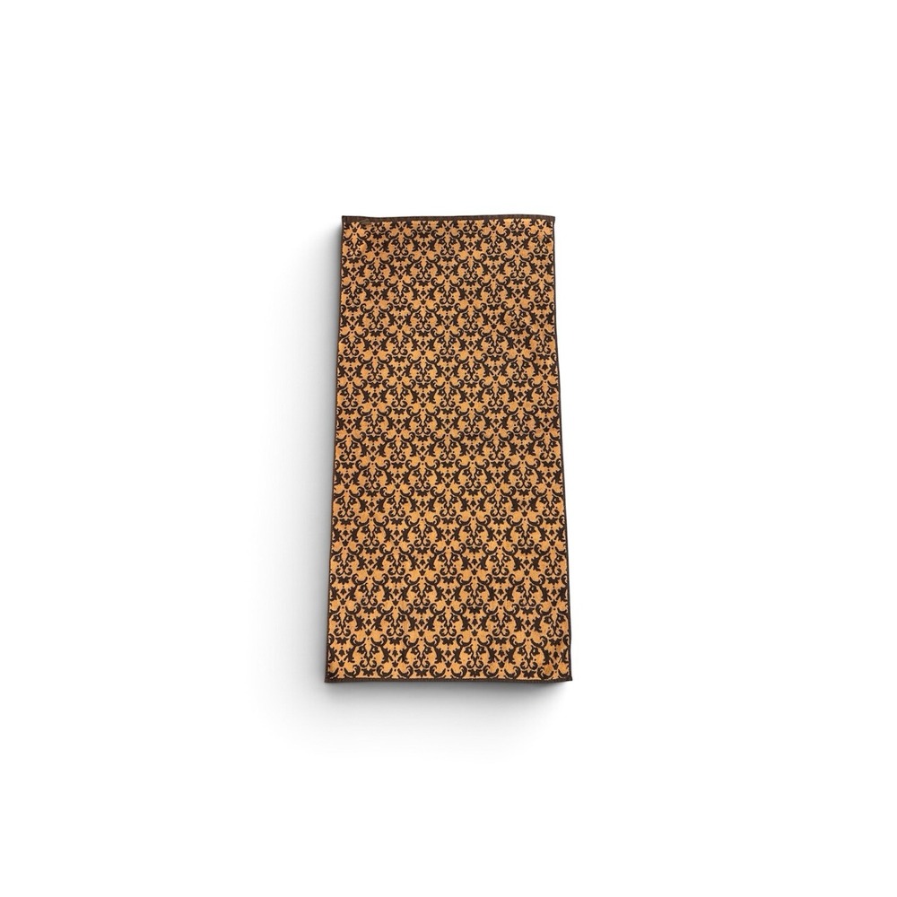 Fieldcrest Luxury Beach Towel Two-Toned Brown Sz 57x28 Retro 80s 90s Coliseum